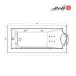 وان جکوزی سای تک مدل جینا