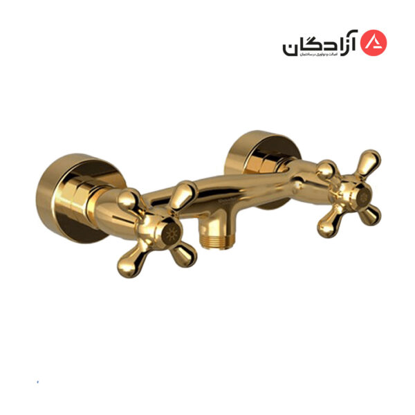 شیر توالت شودر مدل باروک پلاس-طلا