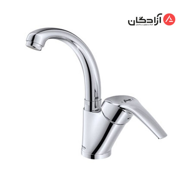 شیر روشویی زدرا شودر مدل پاریس-کروم