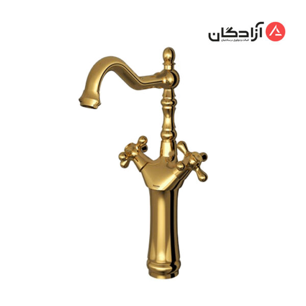 شیر روشویی پایه بلند شودر مدل باروک پلاس
