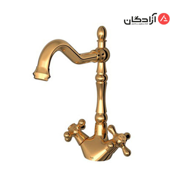 شیر ظرفشویی شودر مدل باروک پلاس-طلا