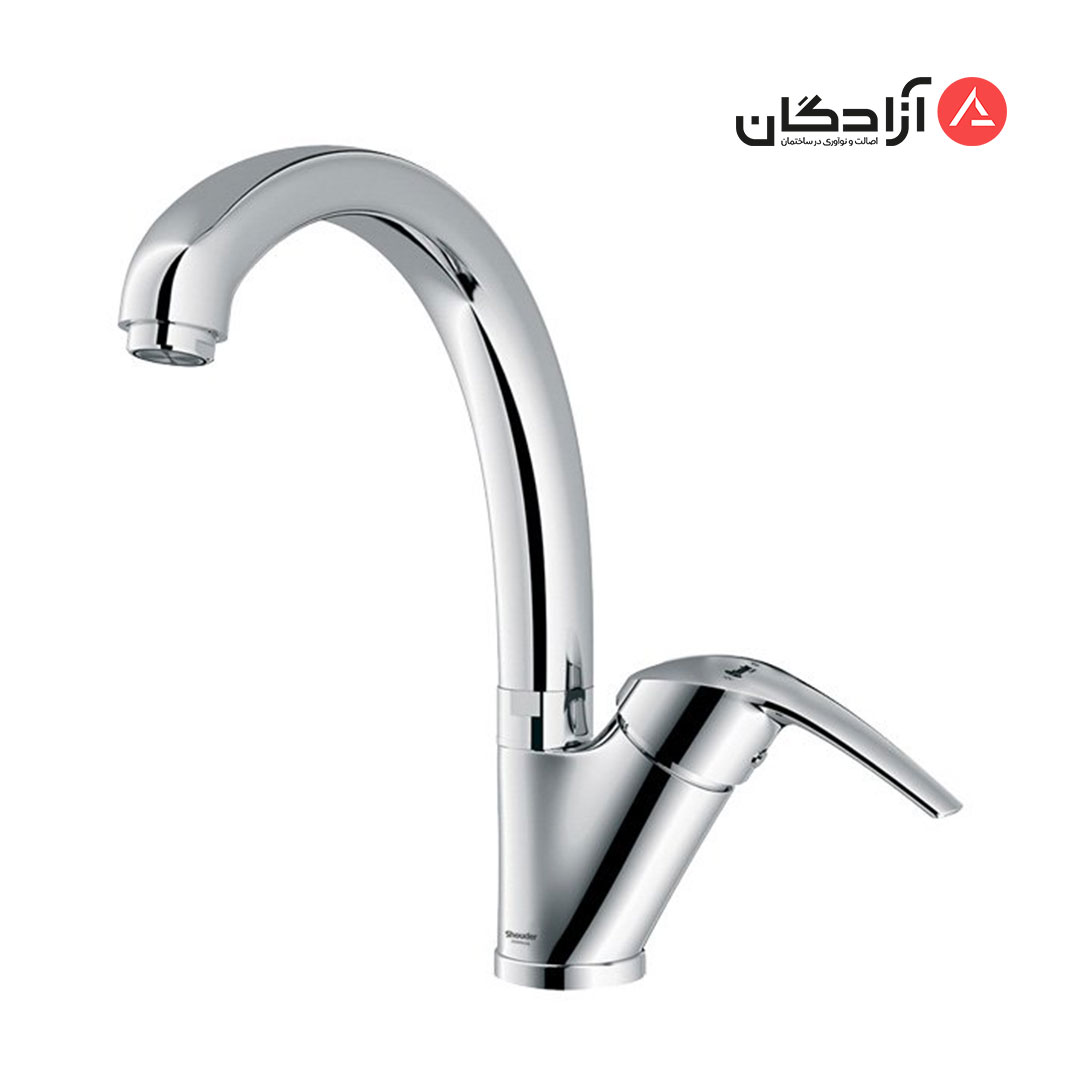 شیرظرفشویی-مدل-پاریس-کروم شیر ظرفشویی شودر مدل پاریس-کروم