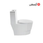 توالت فرنگی چینی کرد مدل فلوریا-3