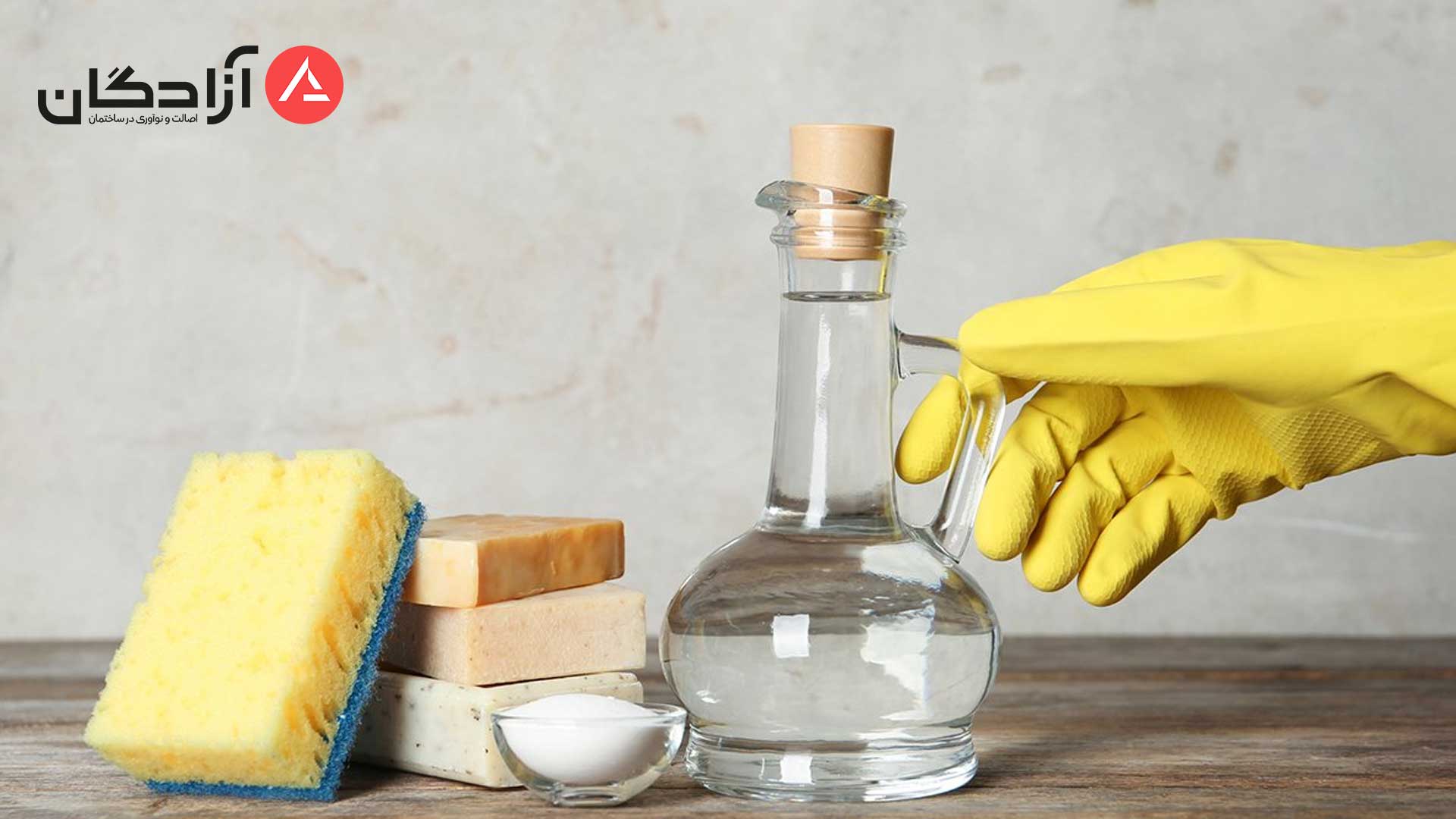 تمیز کردن سینی فر با جوش شیرین و سرکه
