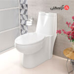 توالت فرنگی چینی کرد مدل طاووس-5