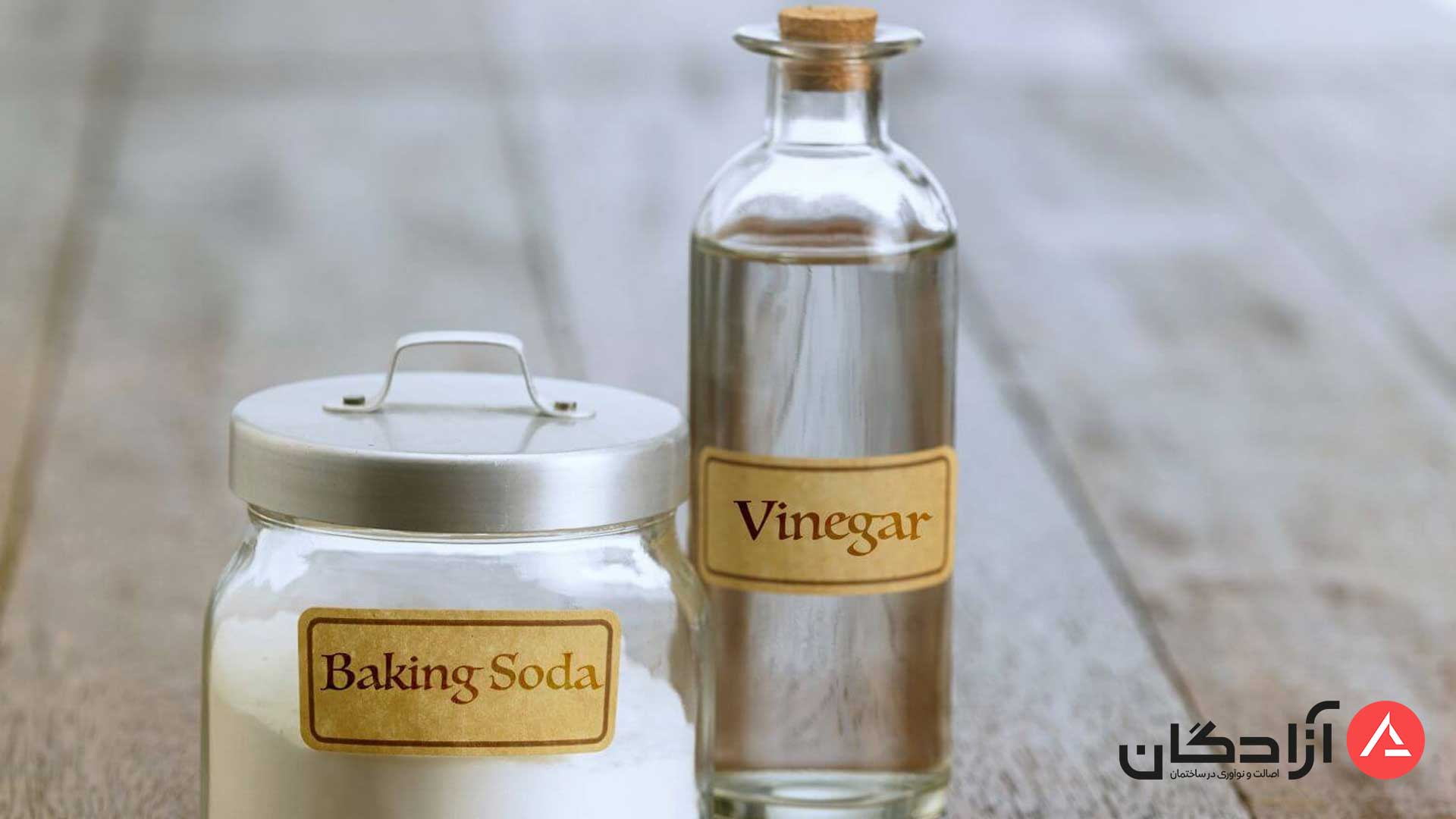 تمیز کردن سقف با سرکه و جوش شیرین