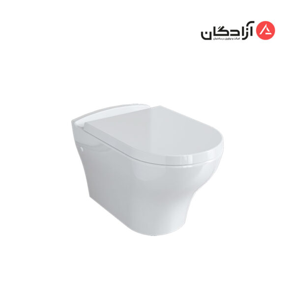 توالت فرنگی وال هنگ چینی کرد مدل دافنه-1