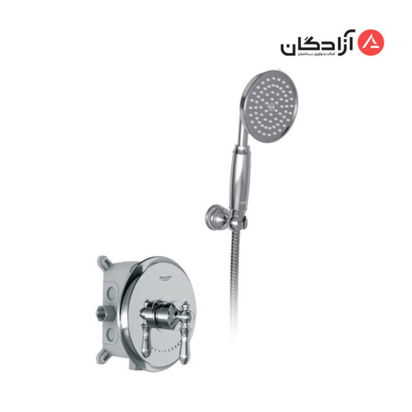 شیر حمام توکار شودر مدل زیگموند تیپ 2-کروم