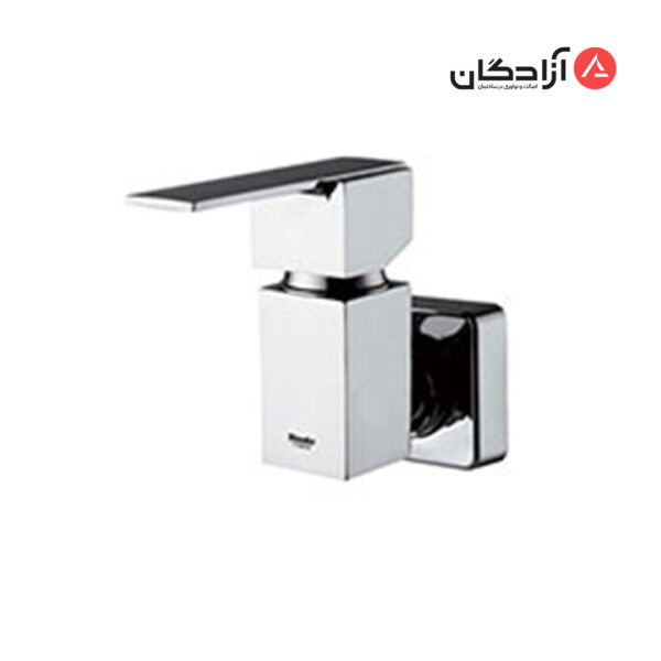 شیر توالت تکی شودر مدل شارپ-کروم