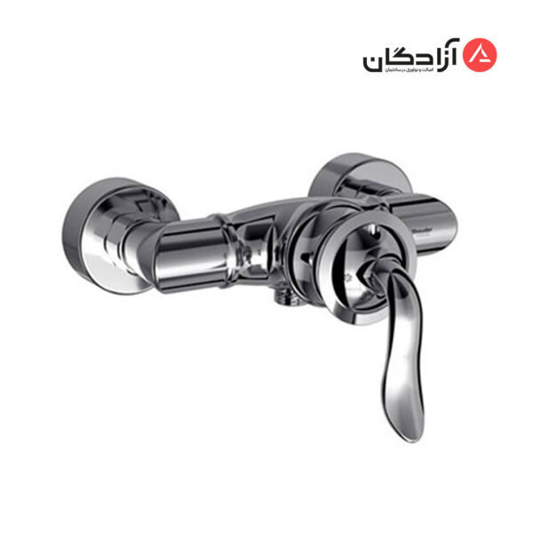 شیر توالت شودر مدل لوکا-کروم