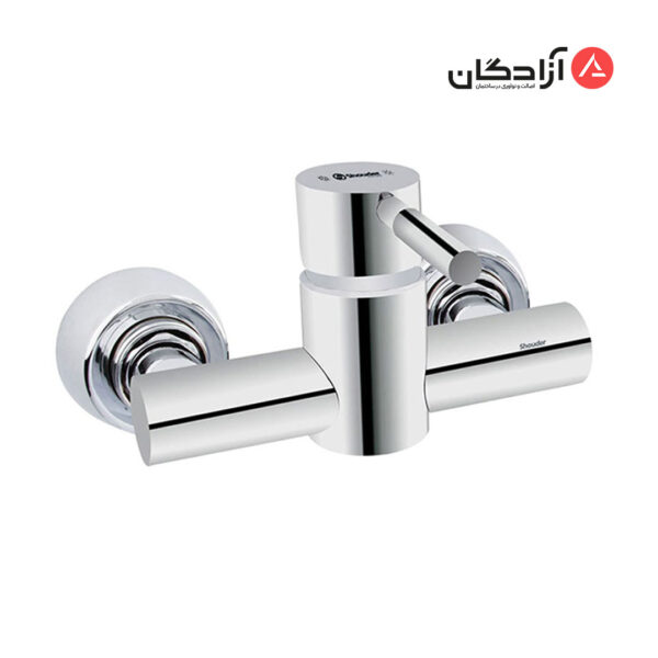شیر توالت شودر مدل موناکوپلاس-کروم