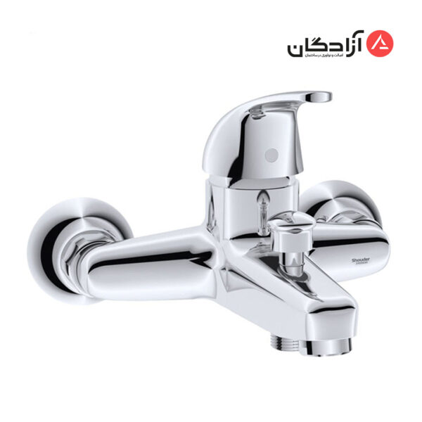 شیر حمام شودر مدل اطلس-کروم