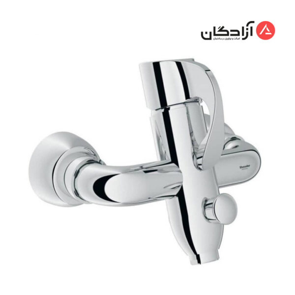 شیر حمام شودر مدل دانته-کروم
