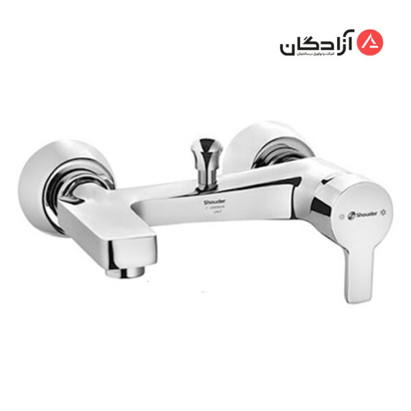 شیر حمام شودر مدل راموند-کروم