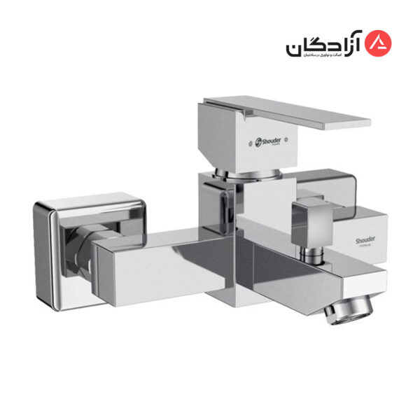 شیر حمام شودر مدل شارپ-کروم