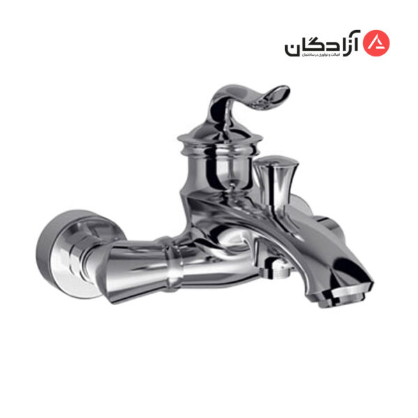 شیر حمام شودر مدل لوکا-کروم