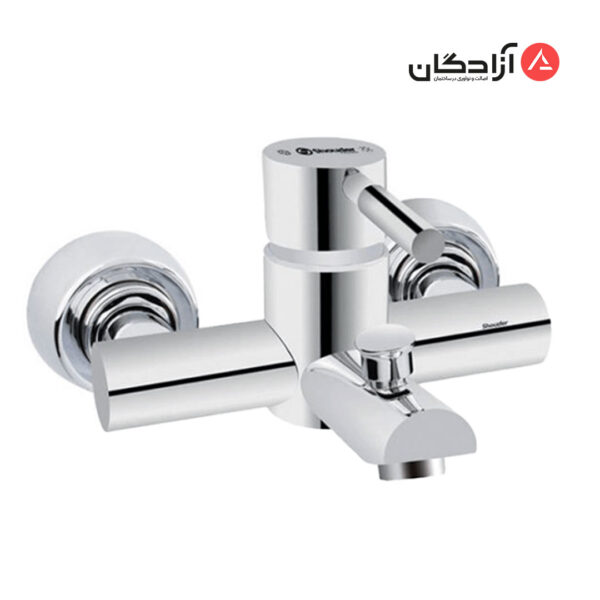 شیر حمام شودر مدل موناکوپلاس-کروم