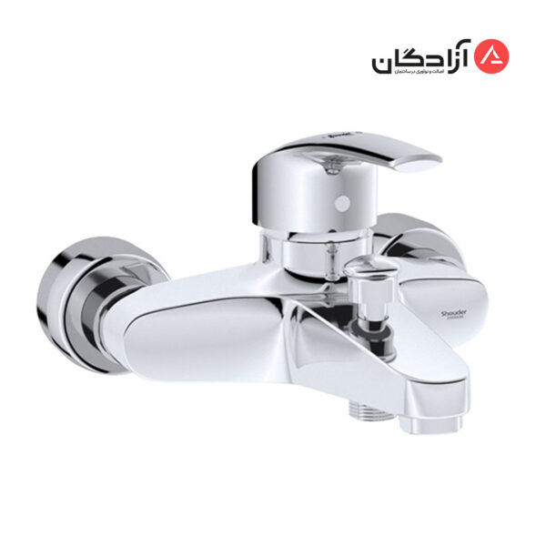 شیر حمام شودر مدل پاریس-کروم