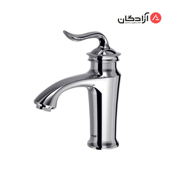 شیر روشویی ثابت شودر مدل لوکا-کروم