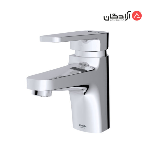 شیر روشویی ثابت شودر مدل لیون-کروم