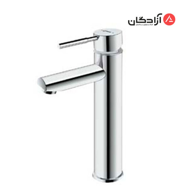شیر روشویی پایه بلند شودر مدل موناکوپلاس-کروم