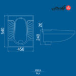 توالت ایرانی چینی کرد مدل اریکا تخت-5