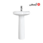 روشویی پایه دار چینی کرد مدل لاندیس-2
