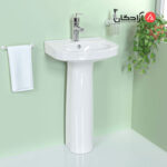 روشویی پایه دار چینی کرد مدل لاندیس-5