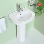 روشویی پایه دار چینی کرد مدل لاندیس-6