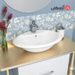 روشویی روکابینتی چینی کرد مدل ورونیکا 60-6