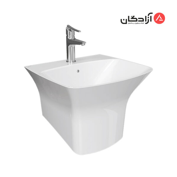 روشویی دیواری چینی کرد مدل آرتا-1