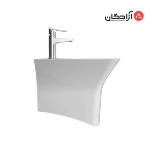 روشویی دیواری چینی کرد مدل آرتا-2