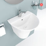 روشویی دیواری چینی کرد مدل کانسپت-6