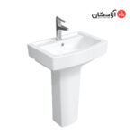 روشویی پایه دار چینی کرد مدل دافنه-1