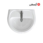 روشویی پایه دار چینی کرد مدل ژاسمین-4