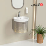 روشویی روکابینتی چینی کرد مدل صدف 42 دور استایل-3
