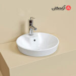 روشویی روکابینتی چینی کرد مدل صدف 42 دور استایل-4