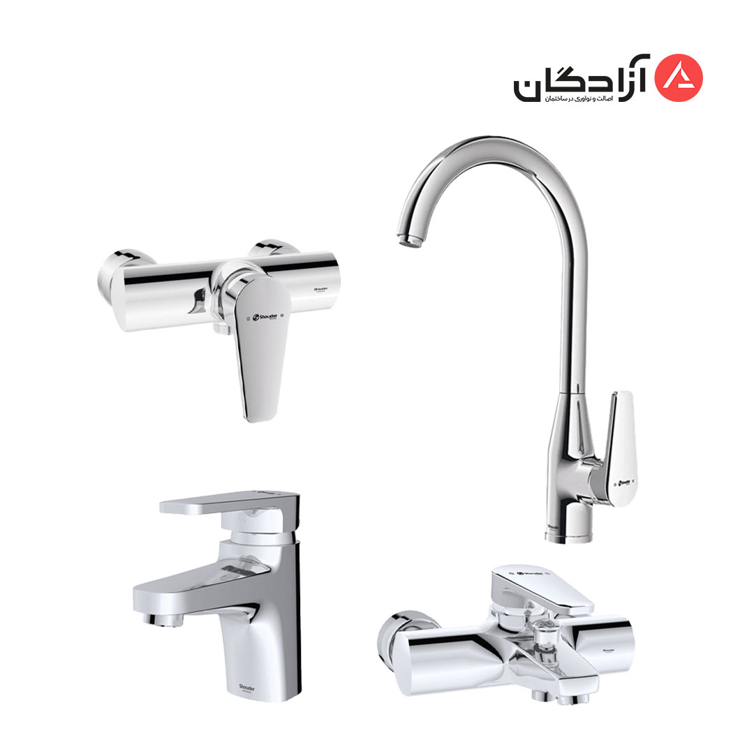 set-of-faucet-mode-Lion-corom ست شیرآلات شودر مدل لیون-کروم
