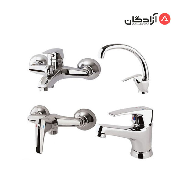 ست شیرالات شودر مدل اکو-کروم