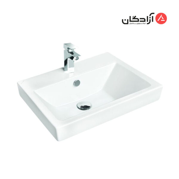روشویی روکابینتی مروارید مدل ولگا 55