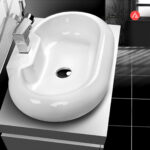 روشویی روسنگی مروارید مدل پارمیدا 60