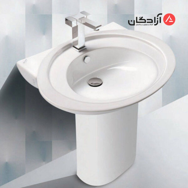روشویی پایه دار مروارید مدل کلاسیک 66