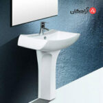 روشویی پایه دار مروارید مدل کاتیا 55
