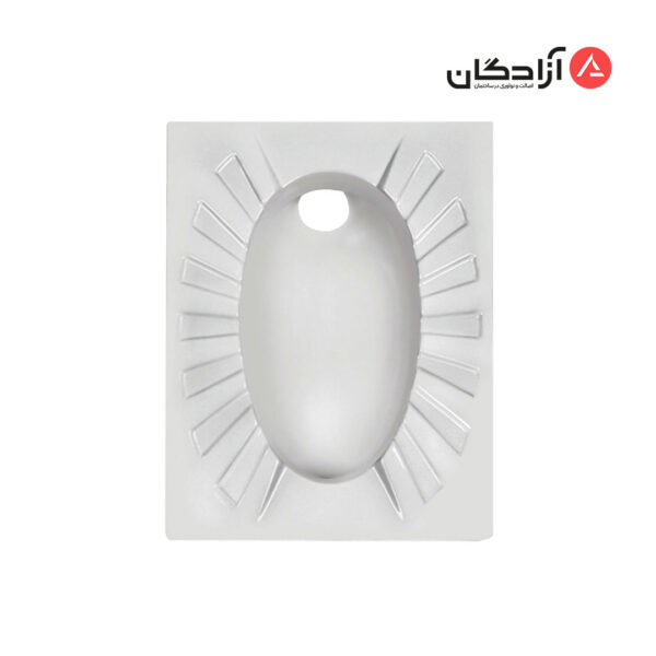 توالت ایرانی مروارید مدل کریستال تخت
