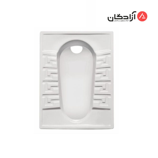 توالت ایرانی مروارید مدل رومینا تخت
