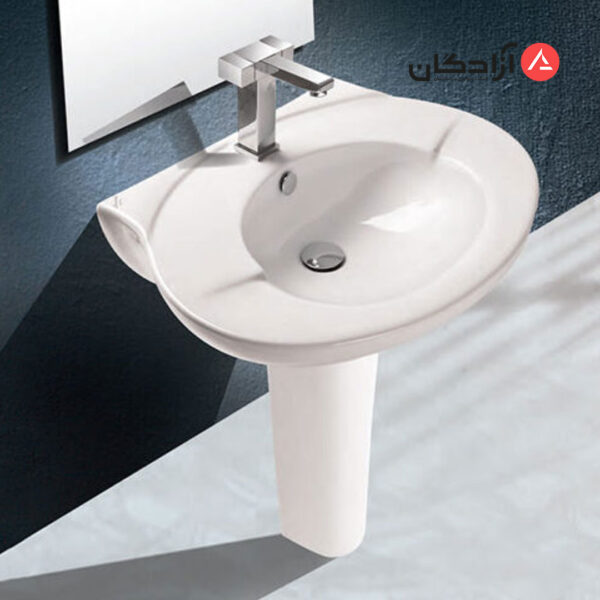 روشویی پایه دار مروارید مدل رویال 65