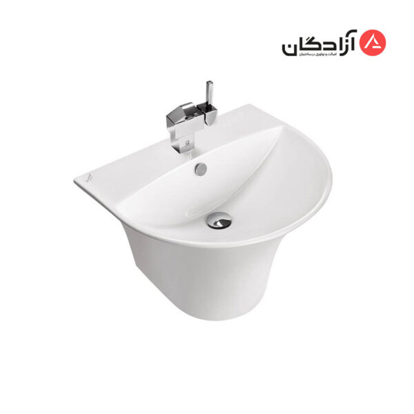 روشویی دیواری مروارید مدل سیلویا 60
