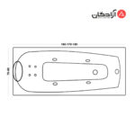 وان جکوزی سای تک مدل آیریس