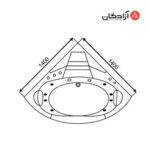 وان جکوزی سای تک مدل باران