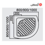 زیر دوشی سای تک مدل هانس